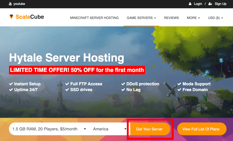 hytale server hosting