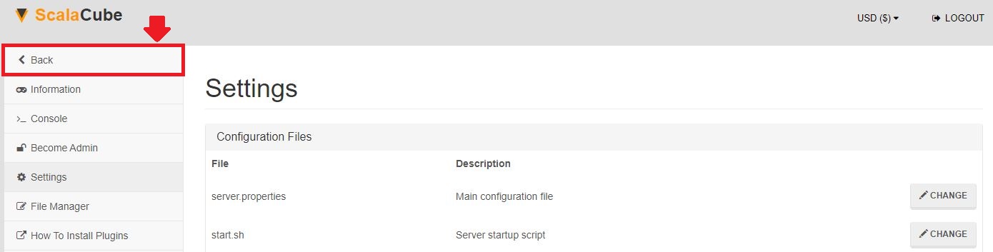 Minecraft settings page1