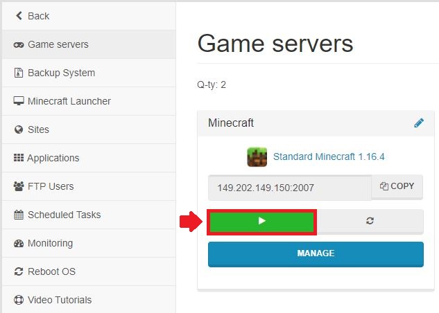 minecraft server commands flat item