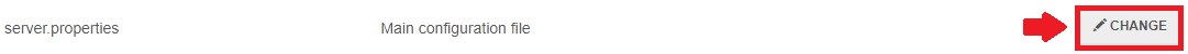 Change server.properties