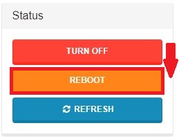Reboot server