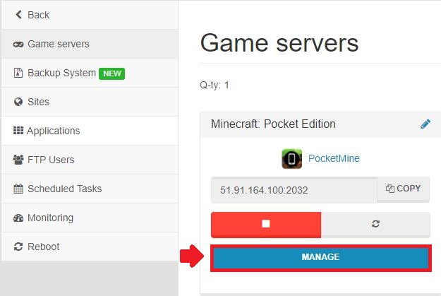 server maker for minecraft pe