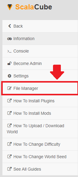 Minecraft file manager