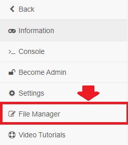 File manager page