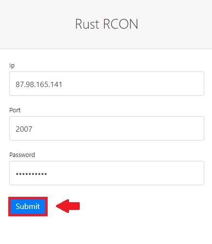 RCON login