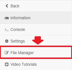 File manager page