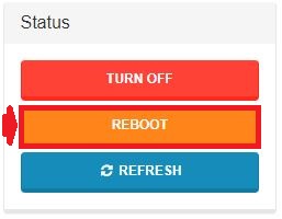 Reboot server
