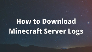 How to Download Minecraft Server Logs