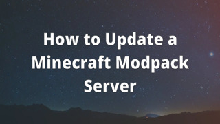 How to Update a Minecraft Modpack Server