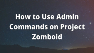 How to Become Admin and Enter Commands on Your Project Zomboid