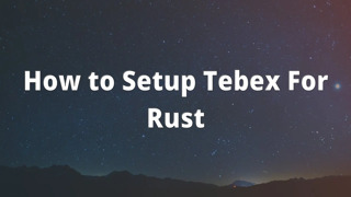 How to Setup Tebex For Rust