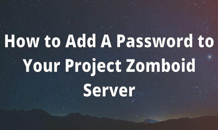 Setting the Server Password for Project Zomboid