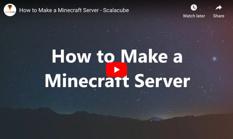 Hvad angår folk skinke Anvendelse Minecraft Server Hosting - ScalaCube
