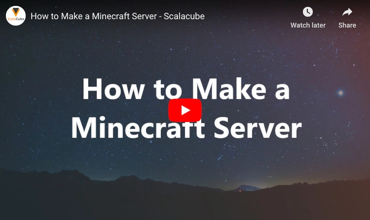  Your free minecraft server!