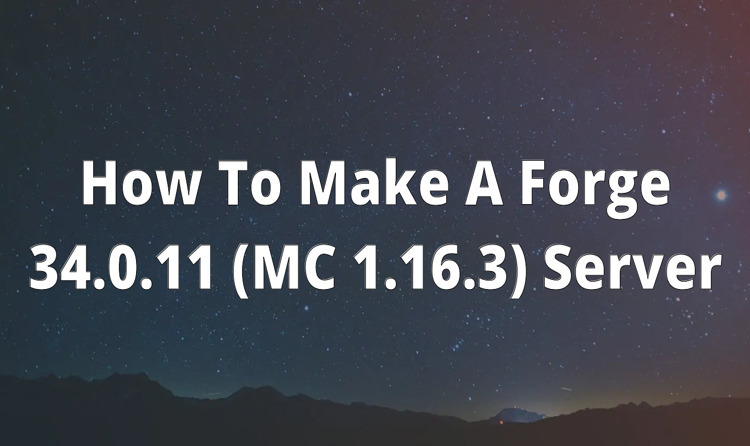 [1.16.3] How To Install FORGE For Minecraft 1.16.3