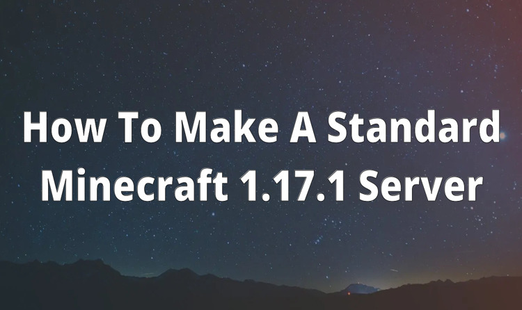 How To Make A Minecraft Server in 1.17.1 